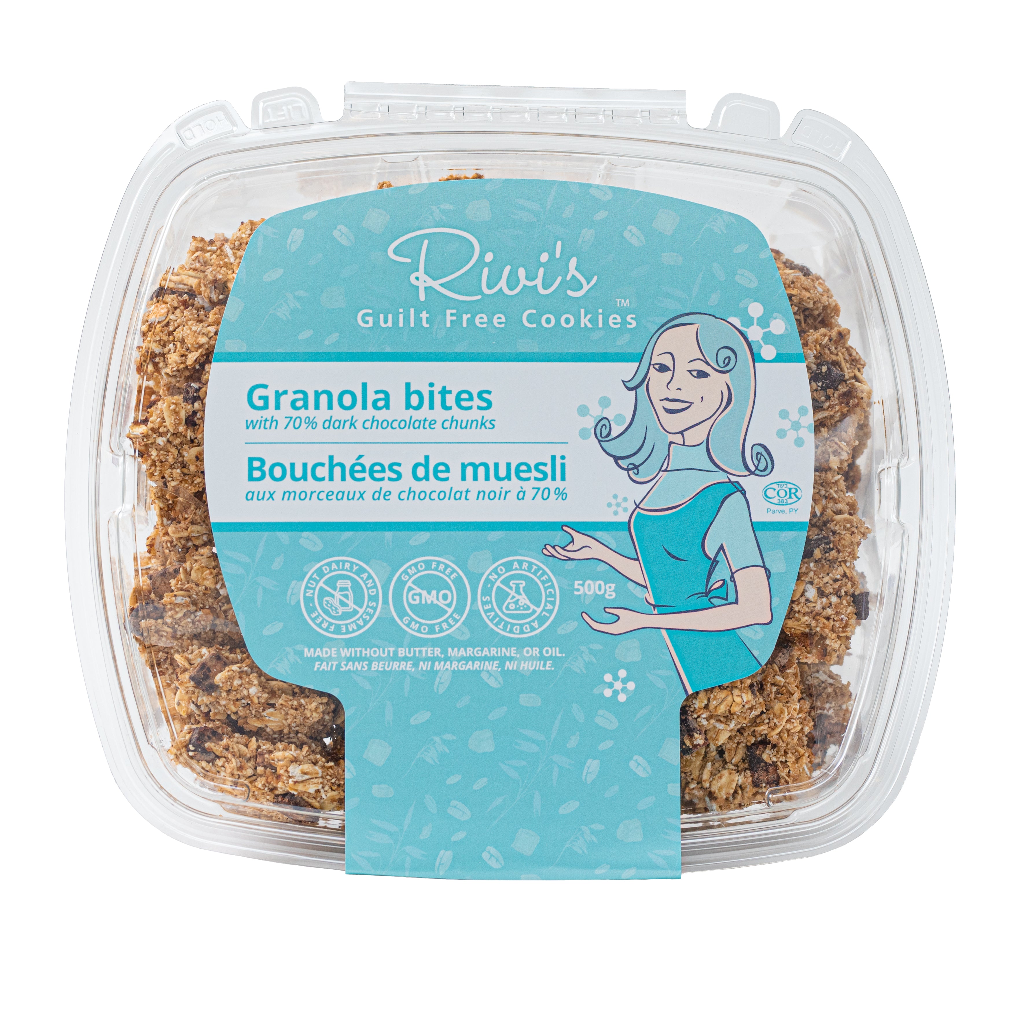 70% Dark Chocolate Chunk Granola (500g)